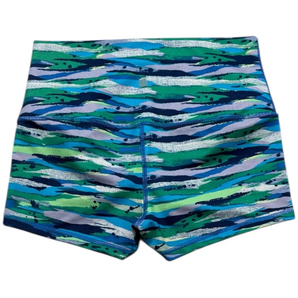 Lululemon Boogie Short Roll Down Full-On Luon Women’s 8 Seven Wonders Multi - Picture 5 of 8